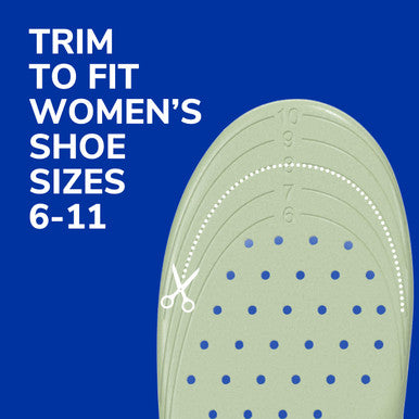 Dr. Scholl's Insoles for Women Extra Support Pain Relief Orthotics Shoe Inserts Designed for Plus-Size 1 Count