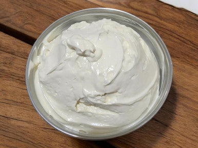Beef Tallow & Magnesium Body Butter - Grass Fed And Finished Beef Tallow Magnesium Cream- Handmade Moisturizer For Cracked, Dry, Itchy Skin- Eczema Cream- Diaper Rash (Oatmeal & Honey)