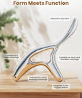 Lifechill Deep Tissue Massage Tool For Trigger Point Massage & Gua Sha, Muscle Scraper Tool For Full Body Pain Relief, Thumb Saver Acupressure Tool, Fsa Hsa Eligible