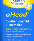 Swiss Natural aHead Cognitive Support and Memory - An unique formulation with all herbal ingredients
