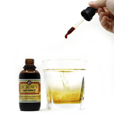 J.CROW'S Lugol's Solution of Iodine 2% 2oz