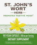 Nature's Way Premium Herbal St. Johns Wort Herb, 700 mg per serving, 180 VCaps