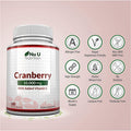Cranberry Tablets 10,000mg - 180 Vegan Tablets with Vitamin C - High Strength Cranberry Extract