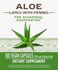Nature'S Way Aloe Latex With Fennel, For Occasional Constipation*, 100 Vegan Capsules