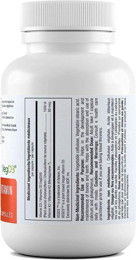 ATP LAB | Vitamin D3K2 60 caps | Vitamin VegD3 + K2 mk7
