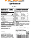 Bulksupplements Soy Protein Isolate Powder Unflavored 1 Kilogram