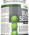 Black Seed Oil - 1000 Mg - 180 Softgels - Cold-Pressed Non-GMO Black Cumin Seed Capsules - Super High Thymoquinone Content - Nigella Sativa - Rich in Omega 6 & 9 Fatty s - Immune & Joint Support