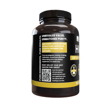 PURE ORIGINAL INGREDIENTS Hmb (365 Capsules) No Magnesium Or Rice Fillers, Always Pure, Lab Verified