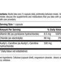 Country Life Acetyl L-Carnitine Caps With Vitamin B-6 To Aid In Utilization 500Mg 120 Vegan Capsules Certified Gluten Free Certified Vegan Certified Halal
