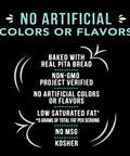 Stacy's Pita Chips Sea Salt No Artificial Colors or Flavors 1 Oz (Pack of 6)