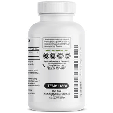 Bronson Rhodiola Rosea 1000mg Supplement - Adaptogenic Herb for Brain, & Mood Support - Non-GMO, 120 Vegetarian Capsules