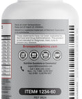 Bronson Bone Health & Strength Complex High Potency Formula 200 Mcg Of Vitamin K2 As Mk7, Plus Calcium, Boron, Cissus Quadrangularis, Magnesium, Vitamin D3, And More - Non-Gmo, 60 Tablets