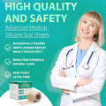 Silicone Scar Sheets, Medical Grade Silicone Scar Tape, Scar Removal Strips For Acne Scars C-Section & Keloid Surgery Scars Sheets Treatment Sheets -1.6"X 60" Roll-1.5M