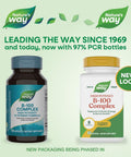NatureS Way B100 Complex Supports Cellular Energy And Nerve Health 8 BVitamins 60 Capsules (Packaging May Vary)