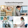 Neck Massager, Rechargeable Shiatsu Neck Shoulder Massager For Neck Arm Muscle Pain Relief, Cervical Massager Pillow For Women