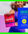 Advocare Spark Vitamin & Amino Acid Supplement - Focus & Energy Drink Powder Mix With Vitamin A, B-6, C & E - Also Includes L-Carnitine & L-Tyrosine - Fruit Punch, 14 Stick Packs