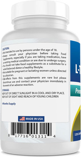 Best Naturals L-Tryptophan 500 mg 120 Capsules (120 Count (Pack of 3))