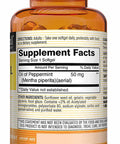 Mason Natural Peppermint Oil 50 mg"Enteric Coated" - Natural Gastrointestinal Comfort, Supports a Healthy Gut, Bowel Soothing Dietary Supplement, 90 Softgels