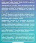 Bio Nutrition Inc White Mulberry Leaf Extract - 1000 Mg - 60 Veg Capsules