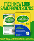 Culturelle Health Wellness Daily Probiotic Supplement For Men and Women Supports Natural Immune Defense With a Proven Effective Probiotic 15 Billion CFUs 30 Count