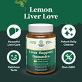 Natures Craft Cleansing Herbal Liver Detox Gummies Liver Support Milk Thistle Gummies with Artichoke Extract Turmeric Curcumin and L-Carnitine - Vegan and Non-GMO - Sweet Lemon (30 Servings)