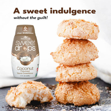 Sweetleaf Sweet Drops Coconut Stevia Liquid Sweetener - Flavor Foods Keto Coffee with Sugar Zero Calorie Non-Glycemic Response Stevia Drops 1.7 Fl Oz Ea (Pack of 2)