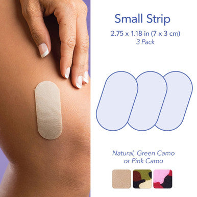 Biodermis Epi-Derm Small Strips, Scar Tape For Old & Scars, Easily Cut To Size Strips, Thinner & More Comfortable, Premium Grade Silicone Scar Tape, 2.75 X 1.18 In - 3 Pack, Natural