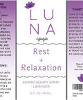 Luna Lifestyle Premium Lavender Aromatherapy Spray - Great for Yoga, Pillow Spray, Relaxation, Sleep, and Room Spray - 100% Pure Lavender Essential Oil Mist - 10% to Charity