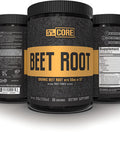 5% Nutrition Core Beet Root | Nitric Oxide Organic Beet Root Powder Pre Workout Additive | 6000mg Beet Root Extract + 50mg S7 | Vegan & Keto | 30 Servings ( Punch)