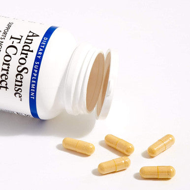 Natural Factors AndroSense TCorrect Supports Mens Hormonal Metabolism with Milk Thistle Turmeric and Lycopene 60 Capsules 30 Servings