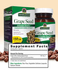 Nature'S Answer Grape Seed Vegetarian Capsules 60-Count | Natural Immune Support | Packed with Antioxidants | Promotes Cognitive Function & Cardiovascular Health