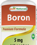 Best Naturals Boron Supplements 5 mg 240 Tablets (240 Count (Pack of 1))