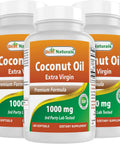 Best Naturals Extra Virgin Coconut Oil 1000 mg Softgel, 180 Count