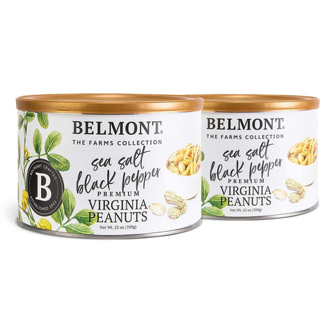 Belmont Peanuts Gourmet Sea-Salted Virginia Peanuts, 20 oz (1 Pack) ÃƒÂ¢Ã¢â€šÂ¬Ã¢â‚¬Å“ Only 3 Simple Ingredients, No Preservatives, 7g Protein ÃƒÂ¢Ã¢â€šÂ¬Ã¢â‚¬Å“ A Premium, Salty, Crunchy, Hand Seasoned Snack