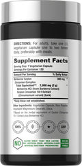 Horbaach Berberine With Ceylon Cinnamon 120 Veggie Capsules