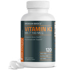 Bronson Vitamin K2 Mk-7 100 Mcg, K2 As Mk7 Menaquinone, Bone Support Non-Gmo, 120 Tablets
