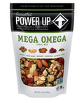 Power Up Trail Mix, Mega Omega Trail Mix, Non-GMO, Vegan, Gluten Free, No Artificial Ingredients, Gourmet Nut, 14 Ounce Bag