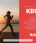 4Life KBU - Urinary Support Supplement Transfer Factor for Bladder & Kidney Health - Cranberry Blueberry Dandelion & Juniper Berry - Supports Immune System & Cleansing - 120 Veggie Capsules