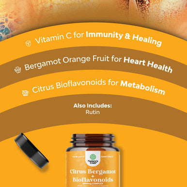 Citrus Bergamot Supplement with Citrus Bioflavonoids - Ultimate Citrus Bioflavonoids Supplement