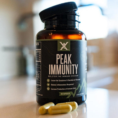 Wilderness Athlete - Peak Immunity Vitamin D, Vitamin C, Zinc Supplements - Immune System Support - Nac Supplement - Quercetin, Elderberry, & Mushroom Supplement - Elderberry Capsules