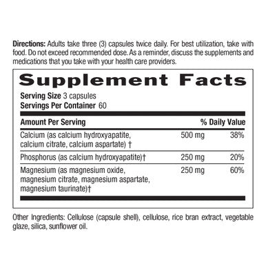 Country Life Target-Mins Calcium Magnesium Caps 500Mg: 250Mg 180 Vegan Capsules Certified Gluten Free Certified Vegan