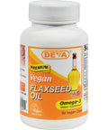 Deva Vegan Flaxseed Oil - 90 Vcaps