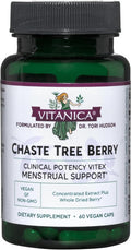 Vitanica Chaste Tree Berry Extract Vitex Chasteberry Supplement for Women Hormone Balance and Menstrual Cycle Support Non-GMO Vegan 2 Month Supply 60 Capsules