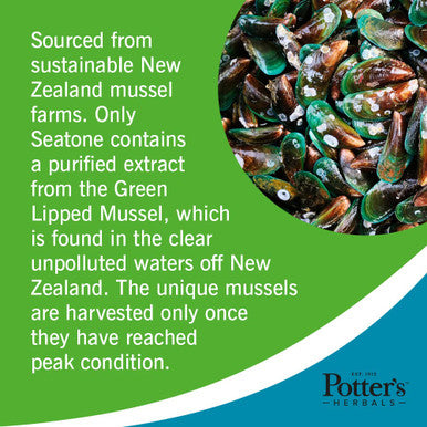 Potters Seatone Green Lipped Mussel Extract + Vitamin C 90's