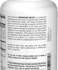 Source s: Magnesium Malate 625 mg 200 Capsule (Pack of 2)