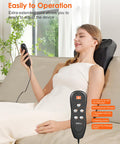 Back Massager With Heat, Shiatsu Neck & Back Massager Pillow For Pain Relief, 3D Kneading Massage Cushion For Back, Neck, Shoulder, Leg Relaxation, Ideal For Mom Dad Women Men.