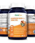 NusaPure Pumpkin Seed Oil 1000mg 200 Softgel Capsules (Non-GMO, ) ly Occurring Phytosterols*