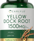 Carlyle Yellow Dock Root Capsules 1500Mg | 200 Count | Non-Gmo, Gluten Free | High Potency Formula | Traditional Herb