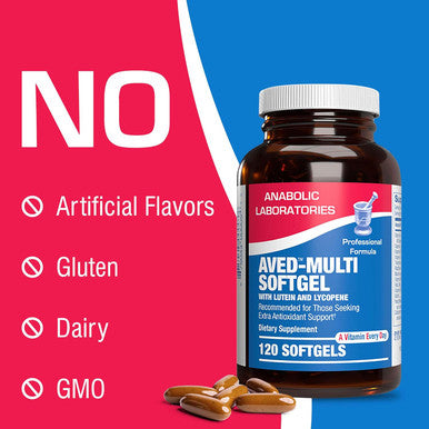 Anabolic Laboratories Daily Multivitamin For Men And Women - 120 Daily Multi Vitamin And Minerals Supplement Softgels For Daily Health