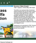Terravita Wheat Grass And Alfalfa Combination - 450 Mg (100 Capsules, Zin: 516431)